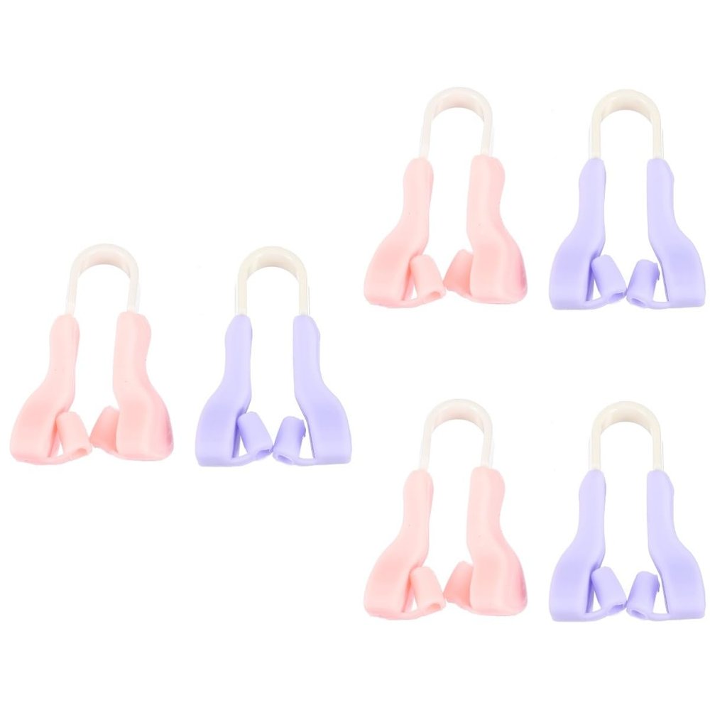 FOMIYES 6pcs Silicone Nose Shaper Clip Painless Nose Lifting and Tool for Enhancing Bridge Comfortable and Easy to Use Beauty Device for All Types
