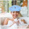 Beaupretty 2pcs Adorable Fast Drying Hair Caps for Boys and Girls Super Absorbent Shower Towels Cartoon Design Lightweight Comfortable for Travel and Hair Care view 3