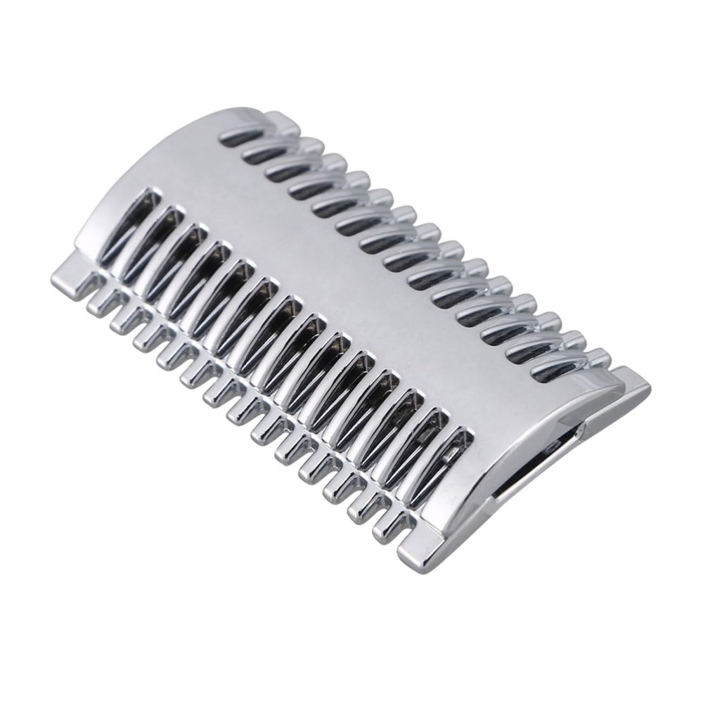 Outanaya Zinc Alloy Manual Shaving Safety Replacement Comb Metal Shaving Tool for Precision Grooming Compatible with Standard Handles