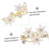 Beavorty 2pcs Practical Bridal Hairpins Rhinestone Flower Hair Clips for Parties Wedding Photography for Girlfriend view 2