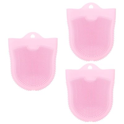 Beaupretty 3pcs Facial Cleansing Brush Silicone Face Scrubber for Gentle Exfoliation and Deep Cleansing Ergonomic Design Lightweight Portable for All Skin Types Beauty Tool for Travel