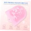 Beaupretty 3pcs Facial Cleansing Brush Silicone Face Scrubber for Gentle Exfoliation and Deep Cleansing Ergonomic Design Lightweight Portable for All Skin Types Beauty Tool for Travel view 3