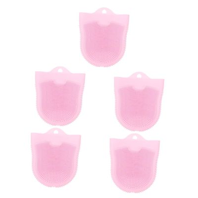Beaupretty 5pcs Supple Face Cleaning Brush Silicone Facial Brush for Deep Cleaning Skincare Tools for Travel