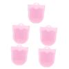 Beaupretty 5pcs Supple Face Cleaning Brush Silicone Facial Brush for Deep Cleaning Skincare Tools for Travel
