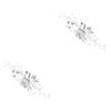 Beaupretty 2pcs Wedding Crystal Hair Comb Handmade Bridal Headpiece for Elegant Hair Styles for Weddings Engagements and Special Occasions view 1