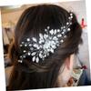 Beaupretty 2pcs Wedding Crystal Hair Comb Handmade Bridal Headpiece for Elegant Hair Styles for Weddings Engagements and Special Occasions view 3
