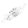 Beaupretty 2pcs Wedding Crystal Hair Comb Handmade Bridal Headpiece for Elegant Hair Styles for Weddings Engagements and Special Occasions view 4