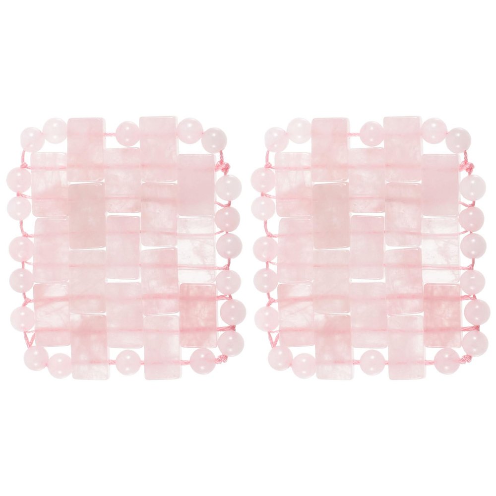 Healvian Satin Eye Mask for Sleeping Decorative Quartz Eye Cover for Travel Cold Compress Function