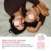 Healvian Satin Eye Mask for Sleeping Decorative Quartz Eye Cover for Travel Cold Compress Function view 2