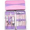 Beavorty 12pcs Stainless Steel Manicure Set for Men and Women Nail Trimmer Cuticle Clippers Scissors and Tweezers Portable Storage Case for Home and view 1