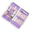 Beavorty 12pcs Stainless Steel Manicure Set for Men and Women Nail Trimmer Cuticle Clippers Scissors and Tweezers Portable Storage Case for Home and view 4