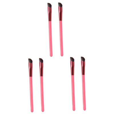 Beavorty 6pcs Makeup Brushes Professional Makeup Brush for Women Girls Eyebrow Angled Blending