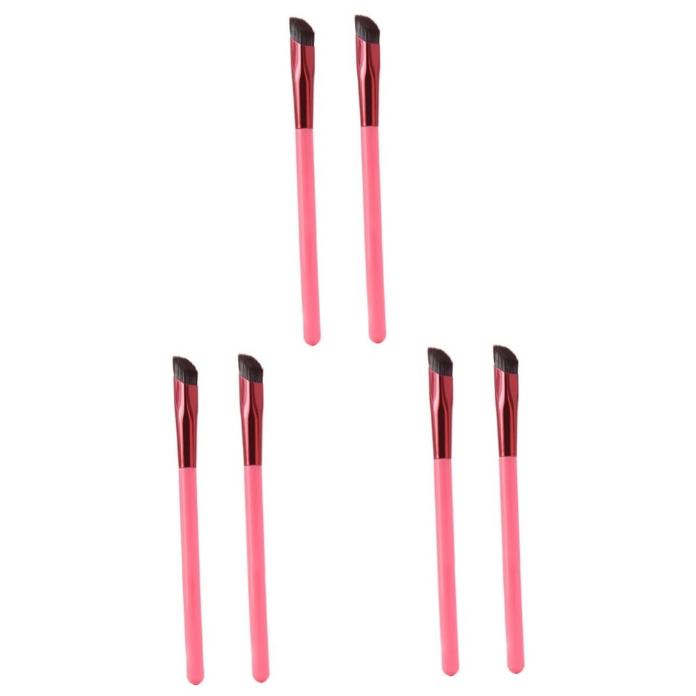 Beavorty 6pcs Makeup Brushes Professional Makeup Brush for Women Girls Eyebrow Angled Blending