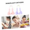 Beavorty 6pcs Silicone Nose Lifter and Bridge Straightener Comfortable Nose Shaper Clip for Adults for Lifting and Shape While Reading Sleeping Soft and Painless Design view 4