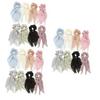Beavorty 24pcs Solid Color Hair with Buckle Stylish Ponytail Holders for Women Hair Ties Dusty for Everyday Use view 1