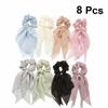 Beavorty 24pcs Solid Color Hair with Buckle Stylish Ponytail Holders for Women Hair Ties Dusty for Everyday Use view 4