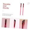 Beavorty 4pcs Travel Makeup Brushes Eyebrow Blush Eyeshadow Brush Angled Eyeliner for Women view 3