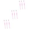 LALAFINA 3sets Elegant Eyebrow Razor Brow Shaver Facial Eyebrow Razor Trimmer 3pcs*3 Random Color view 1