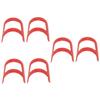 Healifty 6pcs Professional Beard Shaping Ruler Durable Plastic Goatee Styling Tool for Precise Beard Outlining and Grooming Compact Travel Design for Men view 1