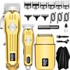 SUNNOW Hair Clippers Professional Cordless for Men, Beard Trimmer Hair Trimmer Electric Foil Shavers Razor Kit, Rechargeable Hair Cut Machines Men's Beard Grooming Kit for Home, Barber view 1