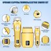 SUNNOW Hair Clippers Professional Cordless for Men, Beard Trimmer Hair Trimmer Electric Foil Shavers Razor Kit, Rechargeable Hair Cut Machines Men's Beard Grooming Kit for Home, Barber view 4