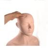 1-2 Big Half Body Soft Silicone Cosmetology Esthetics Manikin Head with Shoulders Multi Function Massage Practice Head Model Wig Hat Display Facial view 4