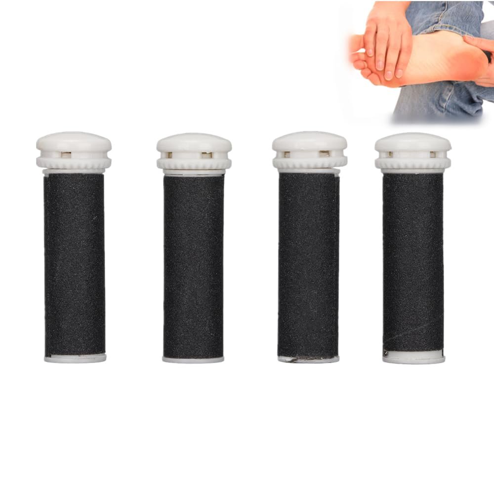 4pcs Replacement Roller Electric Foot File Grinding Tool Replacement Head for Feet Pedicure Tool, Wholesale Business