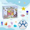 Bath Bombs for Kids with Surprise Inside, 32 Pack Paw Bath Bombs with Toy, Ocean Animals and Space Planet Toys SPA Fizzy Handmade Natural Bath Bomb Gift Set at Christmas, Birthday view 3
