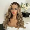 13x6 Blonde Highlight Wigs Ash Blonde Body Wave Lace Front Wig For Women HD Lace Wig Pre Plucked With Baby Hair 4/27 Ombre Colored Brazilian Wave Human Hair Wigs Natural Hairline 150% Density 20Inch view 1