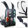 STYLANCE Hairdresser Scissor Holster Pouch Bag, Leather Chest Rigs Bag Vest, Barber Vest, Haircut Tools&Hairdresser scissor Shears Bag,13 * 9.7 In view 3