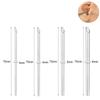 AccGin 4pcs Piercing Needles Receiving Tubes, Stainless Steel Body Jewelry Piercing Receiver (3mm 4mm 5mm 6mm) view 2