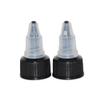 100pcs/lot 18mm Nature/Black Twist Cap,Hair Gel Water Bottle Replace Caps,Plastic Cover Twist Off Lids view 2