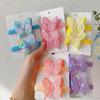 10 Pieces Cute Butterfly Hair Ties for Girls Elastic Rubber Bands Colorful Hair Scrunchies for Toddler Girls Kids Women Ponytail Holders Hair Accessories view 2