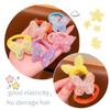 10 Pieces Cute Butterfly Hair Ties for Girls Elastic Rubber Bands Colorful Hair Scrunchies for Toddler Girls Kids Women Ponytail Holders Hair Accessories view 4