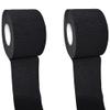 BFLCTTBD 2 Rolls Disposable Neck Paper Strip Barber Salon Hairdressing Black Barber Neck Band Strip Neck Tape Barber Hair Cutting Neck Paper for Barber view 1