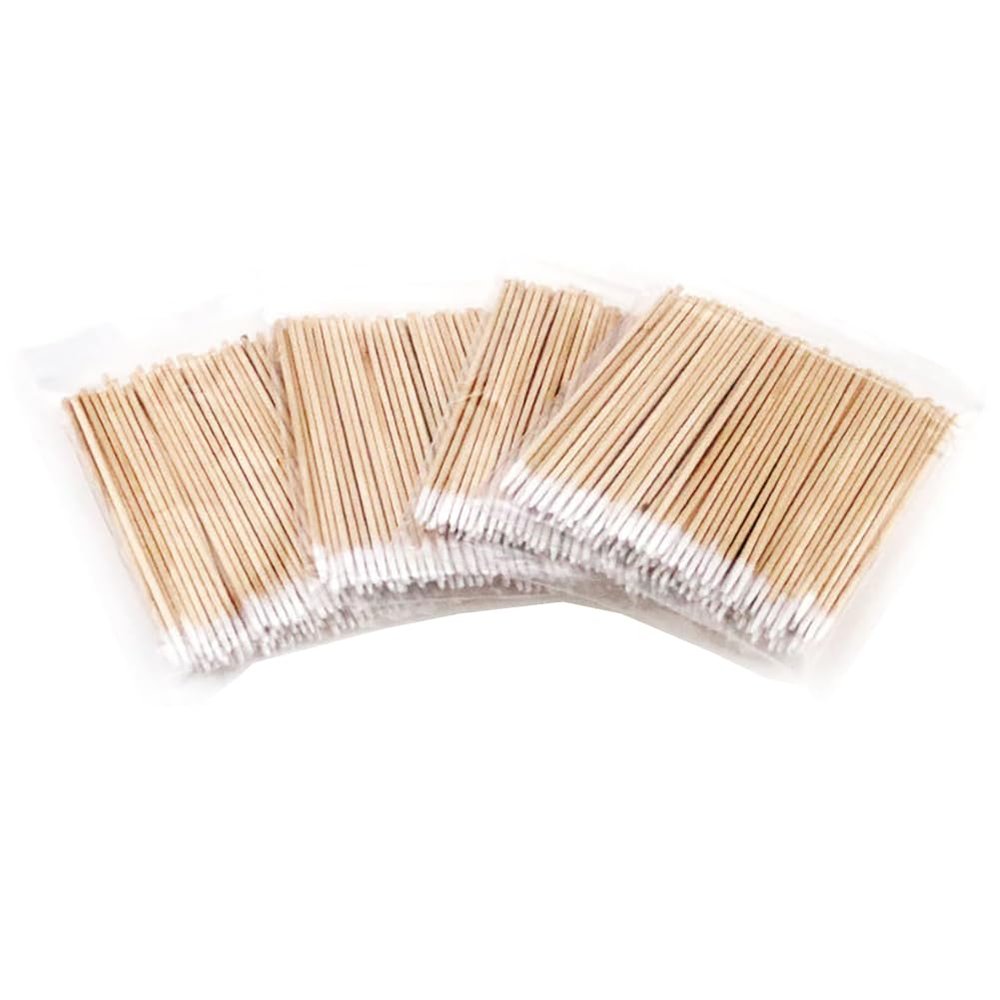 BFLCTTBD Pointed Tips with Makeup Remover Micro Cotton Swabs Pointed Cotton Tipped Wood Applicators Make Cotton Swab