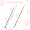 2 in 1 Lash Lift Tool Kit,2 Pieces Stainless Steel Lash Lift and Tint Kit Professional Lash Lift Supplies Metal Lash Lift Rods Eyelash Separator Tool with Separating Comb (Gold & Silver) view 3