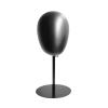 Menolana Mannequin Head Model Hat Display Head Multipurpose Comestic Model with Base Wig Hat Stand for Jewelry Scarves Headset Wig Hat, black view 1