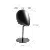 Menolana Mannequin Head Model Hat Display Head Multipurpose Comestic Model with Base Wig Hat Stand for Jewelry Scarves Headset Wig Hat, black view 4
