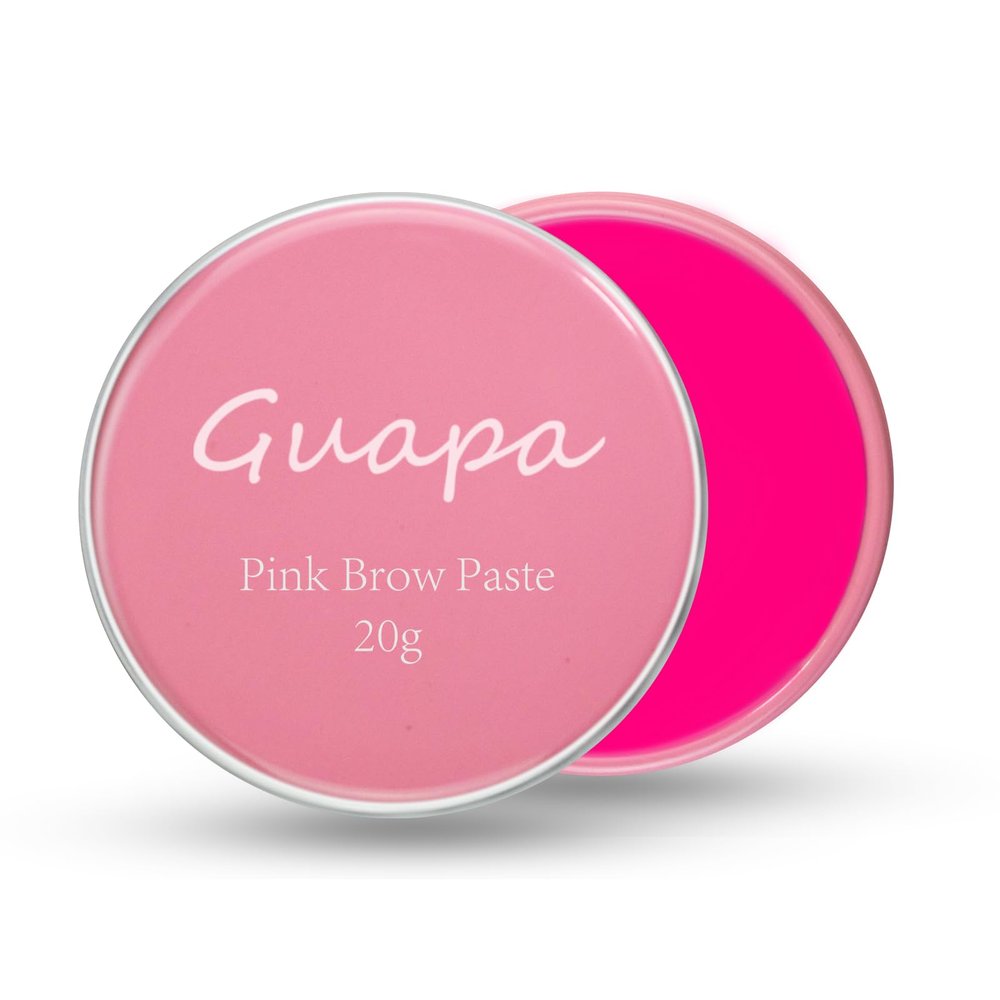 20 g / 0.7 oz Pink Brow Contour Paste Colored Eyebrow Lip Mapping Paste Tinting Tool for Permanent Makeup Tattoo Mapping (Pink Paste)