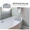 Anneome Bathtub Pillow Bath Headrest Cushion for Soaking Tub Non- Design for Comfortable Neck and Back Support Portable Bath Spa Accessory for Travel and Relaxation view 2
