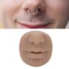 Airshi Silicone Piercing Model, Stretchy Silicone Nose Model Versatile for Teacher for School (Dark Skin Color), Airshi3x5orb0hgn-13 view 3