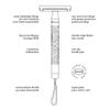 MHLE COMPANION Unisex Safety Razor, Rosegold view 4