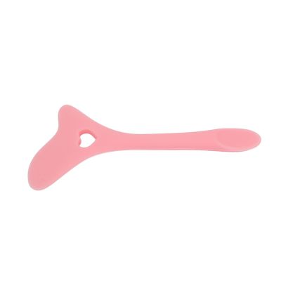 Airshi Eyeliner Stencil Auxiliary Tool Multiangle Soft Portable Silicone Eyeliner Wings Auxiliary Tool for Vacation Beginner (Pink)