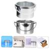 HAKIDZEL 2pcs Wax Warmer Inner Dish Replacement Pot for Hair Removal Wax Melting Machine Metal Container for Easy Cleaning and Maintenance Compatible Warmers view 3