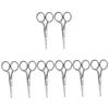 Beaupretty 8pcs Nose Hair Scissors Eyebrow Trimmer Stainless Steel Painless Hair Removal Tools for Men Women view 1