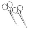 Beaupretty 8pcs Nose Hair Scissors Eyebrow Trimmer Stainless Steel Painless Hair Removal Tools for Men Women view 4