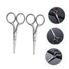 Beavorty 10pcs Stainless Steel Nose Hair Scissors Eyebrow Trimmer for Women Brow Scissors view 3