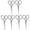 Beaupretty 6pcs Multi-Functional Stainless Steel Scissors for Nose Hair and Eyebrow Grooming Portable Beauty Tools for Precise Trimming and Shaping for Daily Use view 1