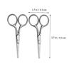 Beaupretty 6pcs Multi-Functional Stainless Steel Scissors for Nose Hair and Eyebrow Grooming Portable Beauty Tools for Precise Trimming and Shaping for Daily Use view 4